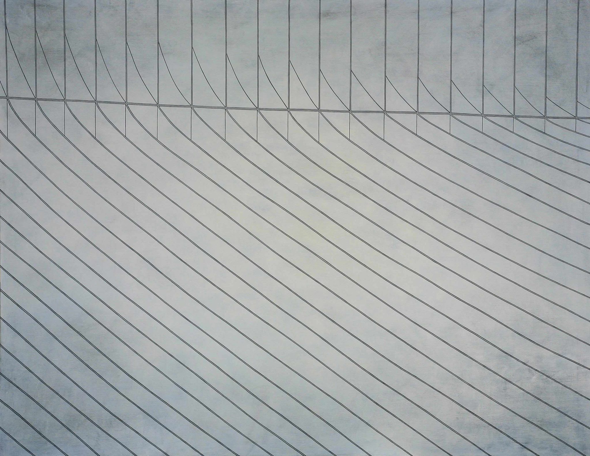 Küste se1, 2010, Korean Ink and Acrylic on Canvas, 140x180cm